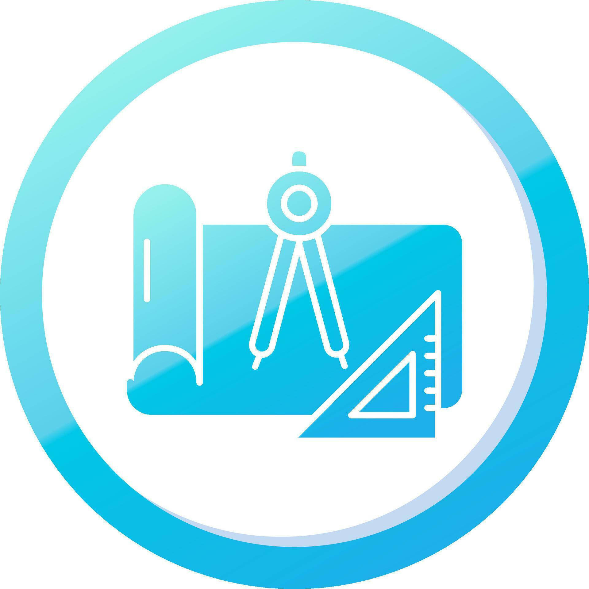 Draft Solid Blue Gradient Icon 37087391 Vector Art at Vecteezy
