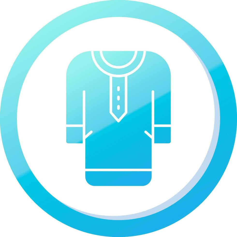 Clothes Solid Blue Gradient Icon vector