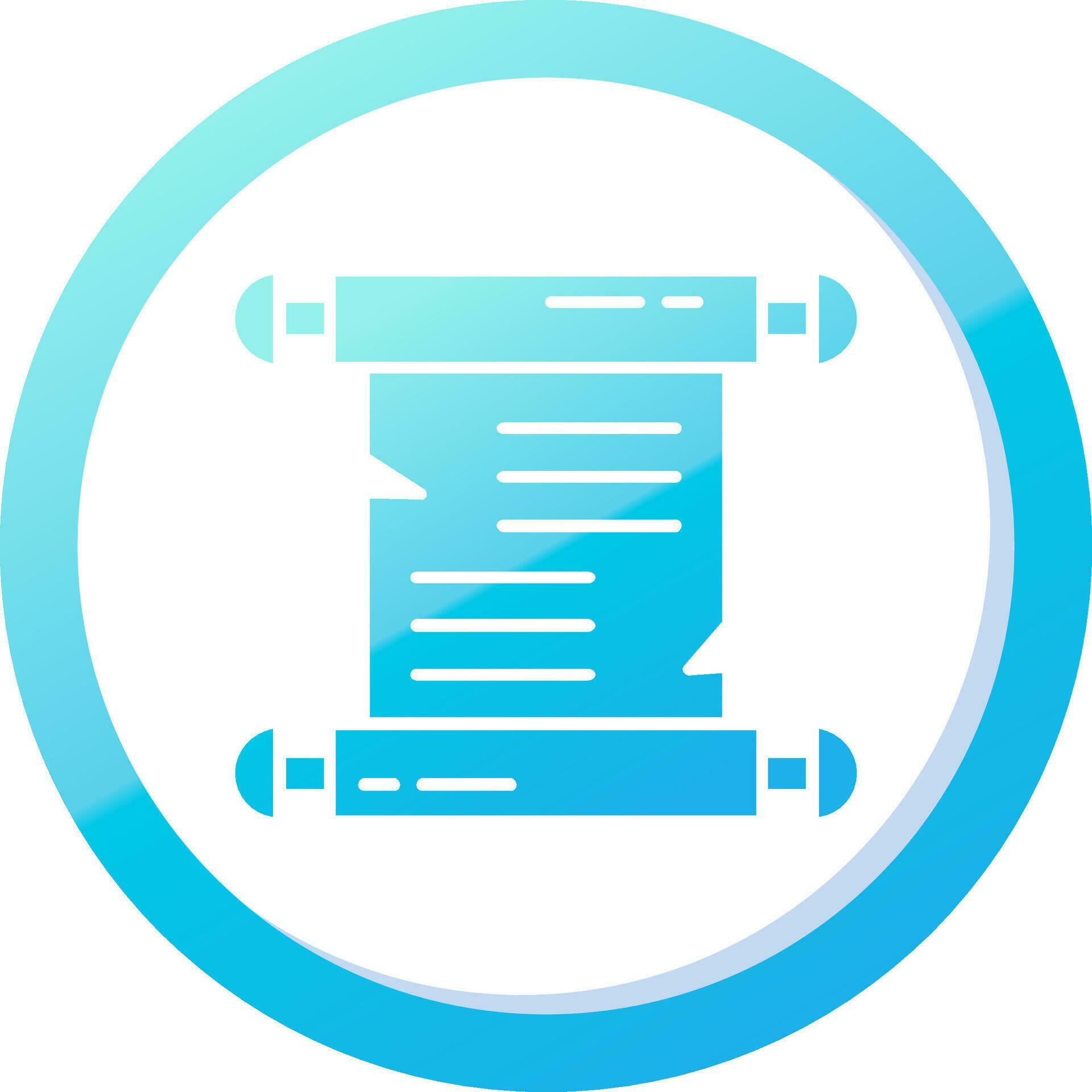 Papyrus Solid Blue Gradient Icon 37087543 Vector Art at Vecteezy