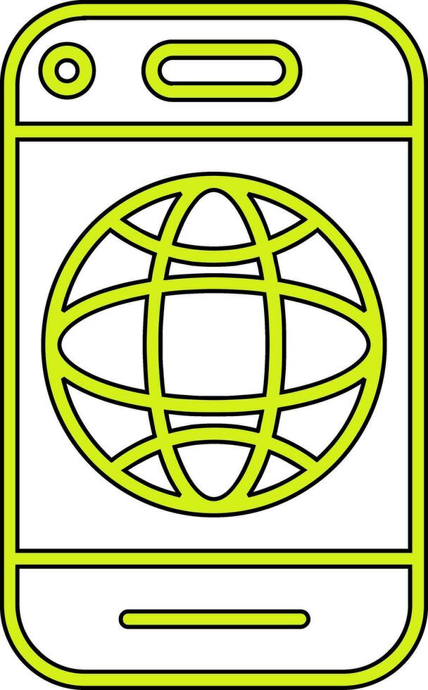 Mobile Internet Vector Icon
