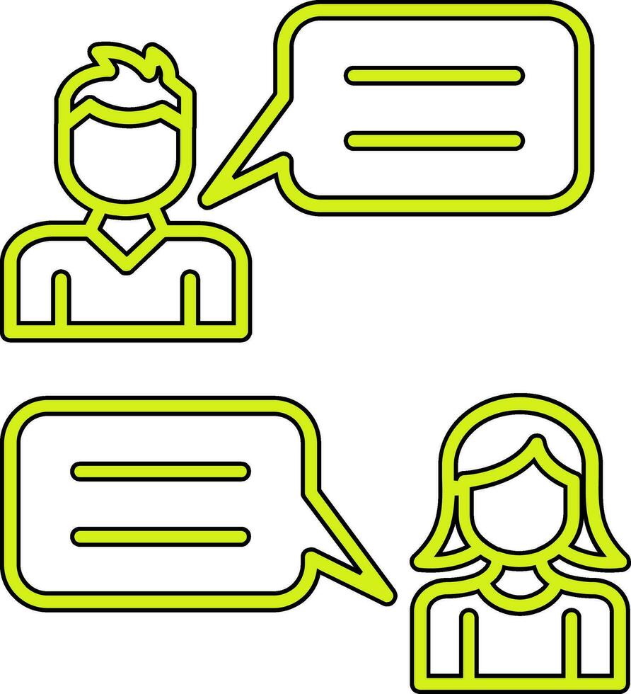 Conversation Vector Icon