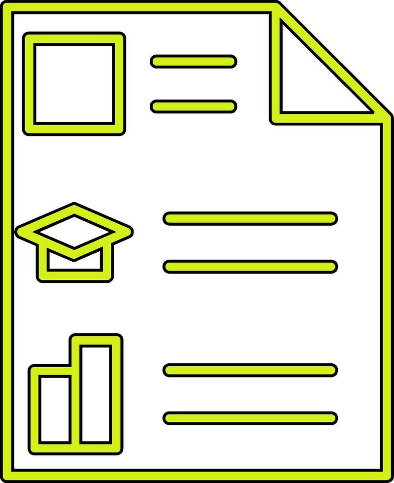 Curriculum Vitae Vector Icon