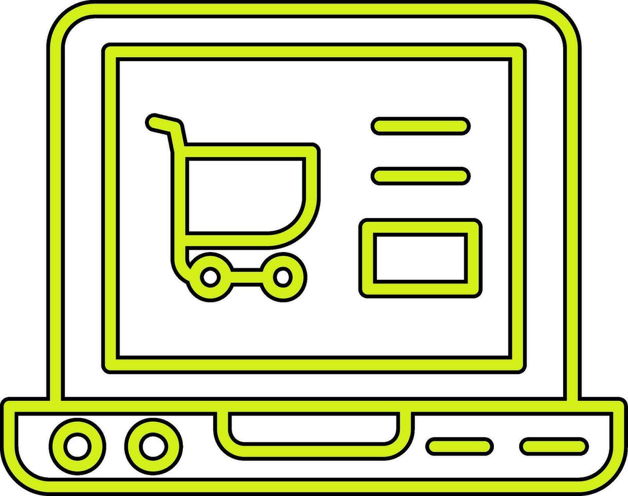 Online Shopping Vector Icon