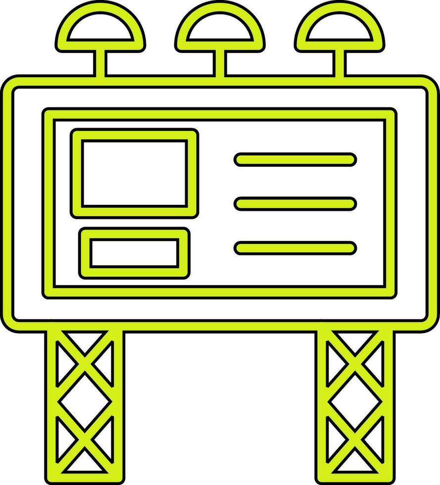 Billboard Vector Icon