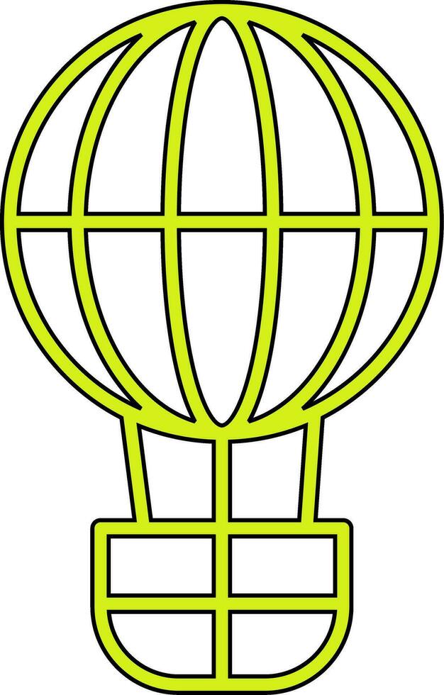 Hot Air Balloon Vector Icon