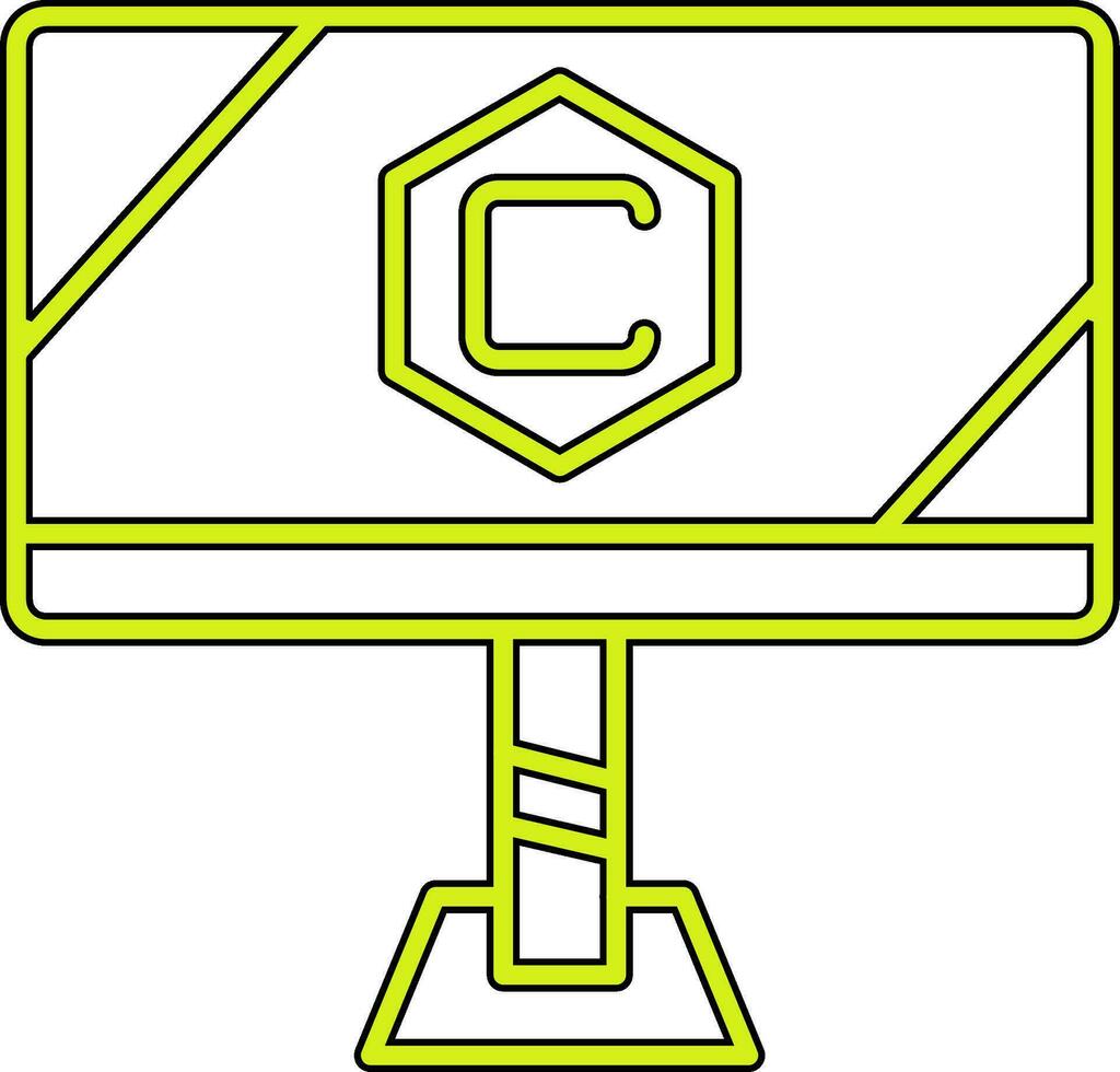 Computer Vector Icon