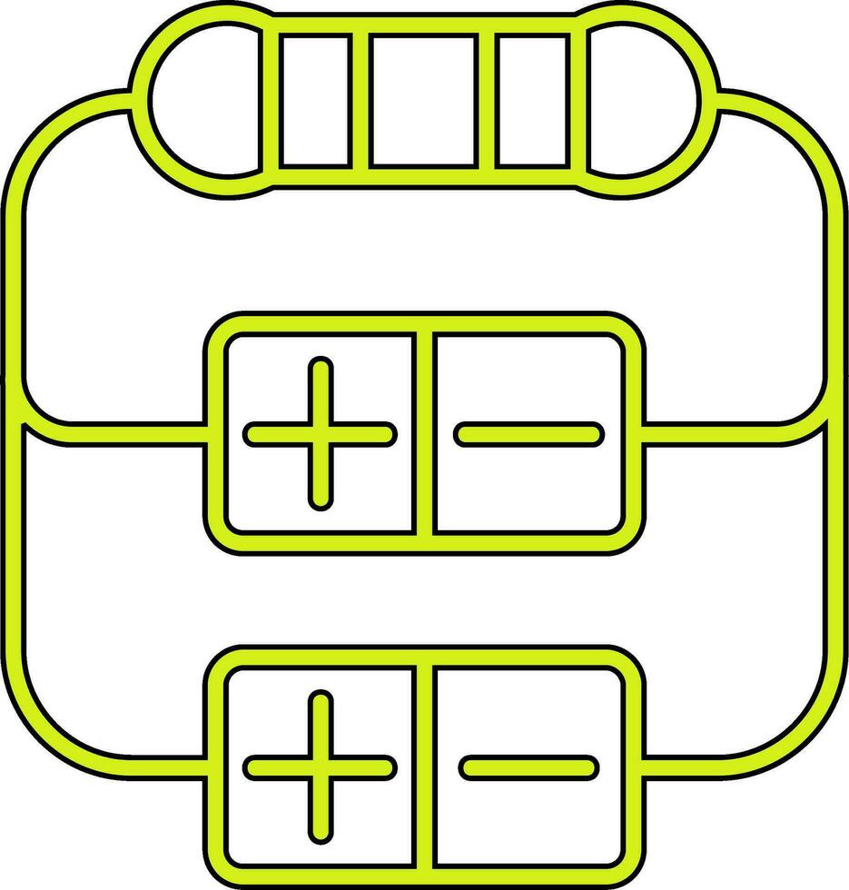 Resistor Vector Icon