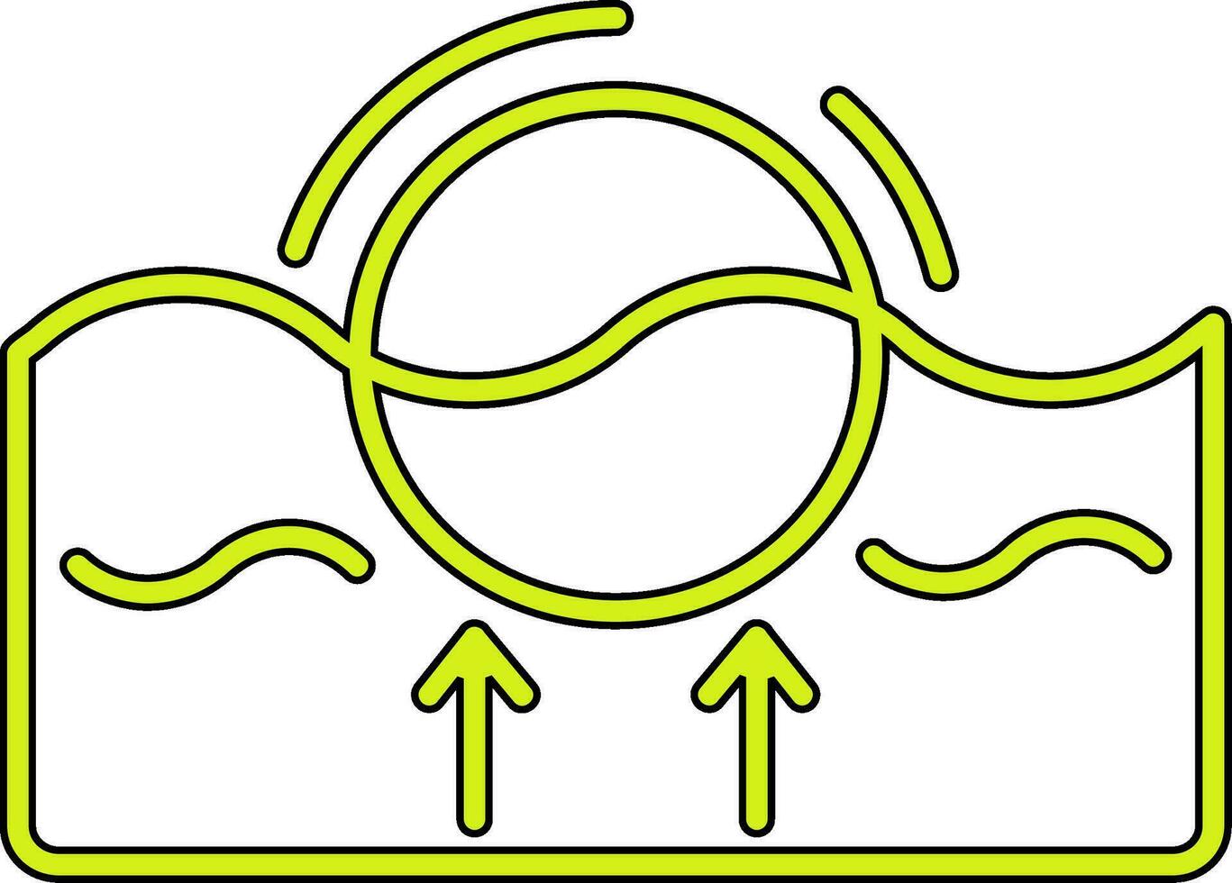 Float Vector Icon