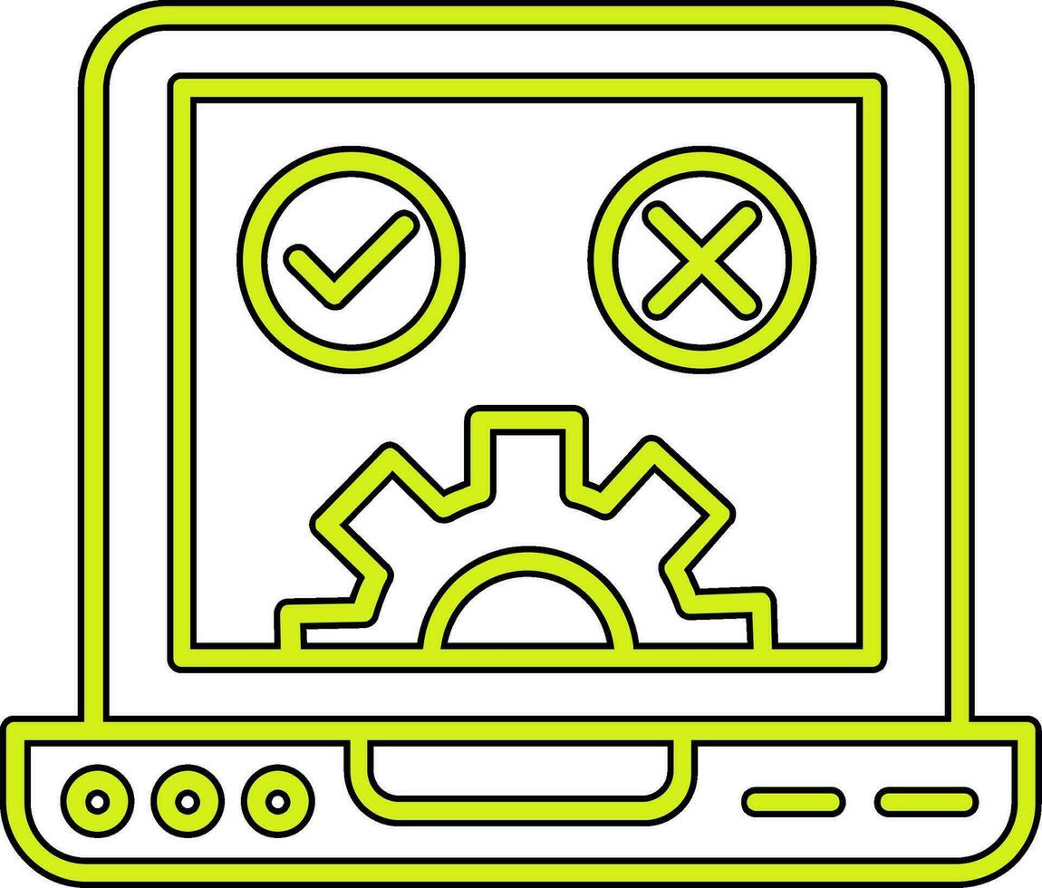 Tested Vector Icon