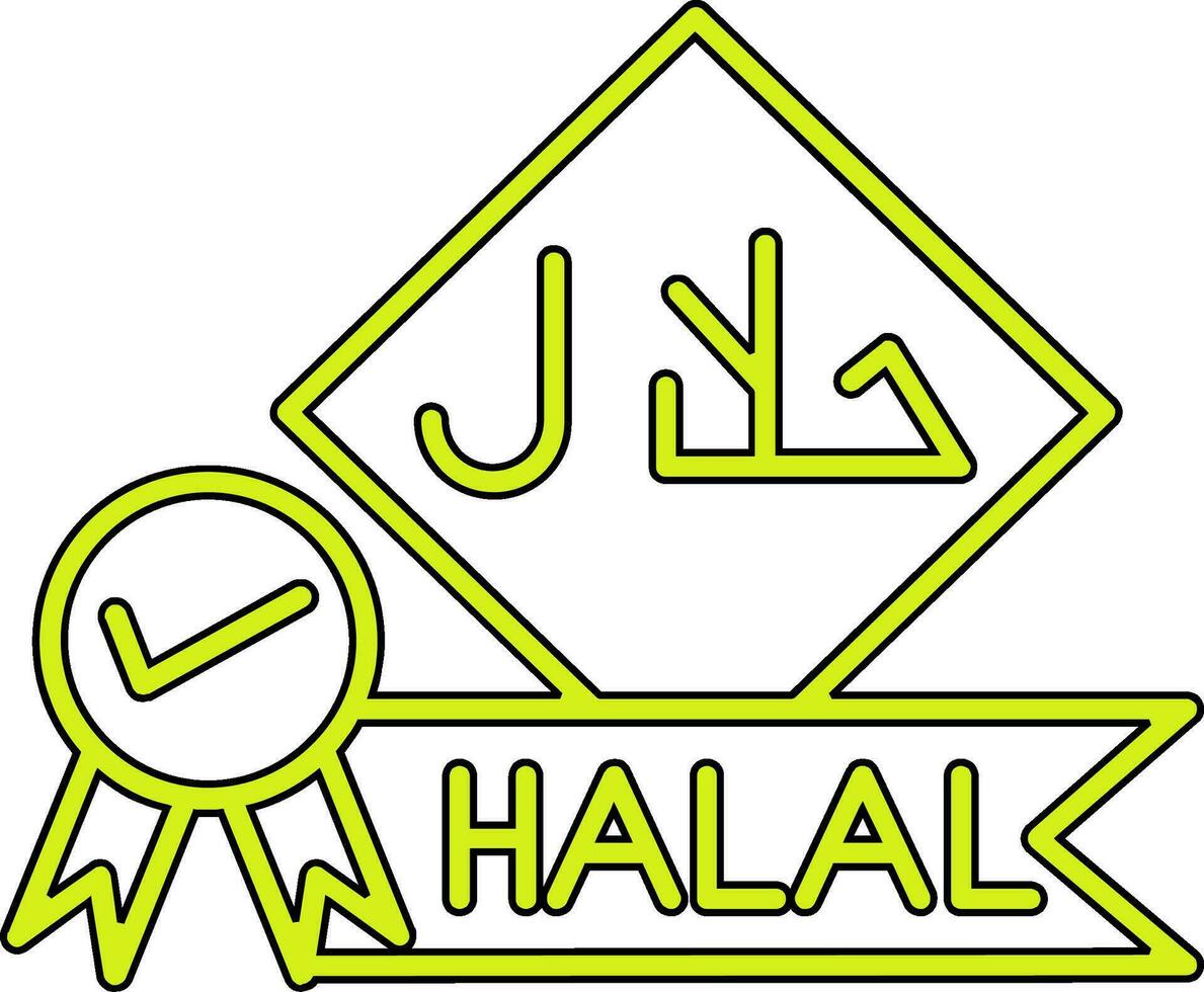 Halal Vector Icon