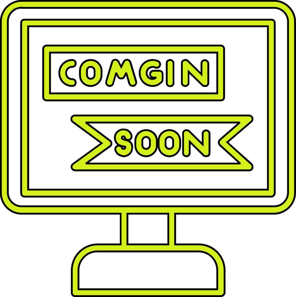 Coming Soon Vector Icon