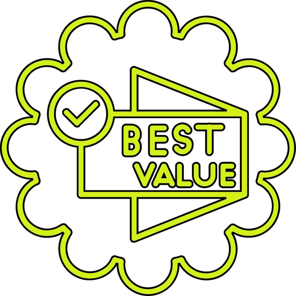 Best Value Vector Icon