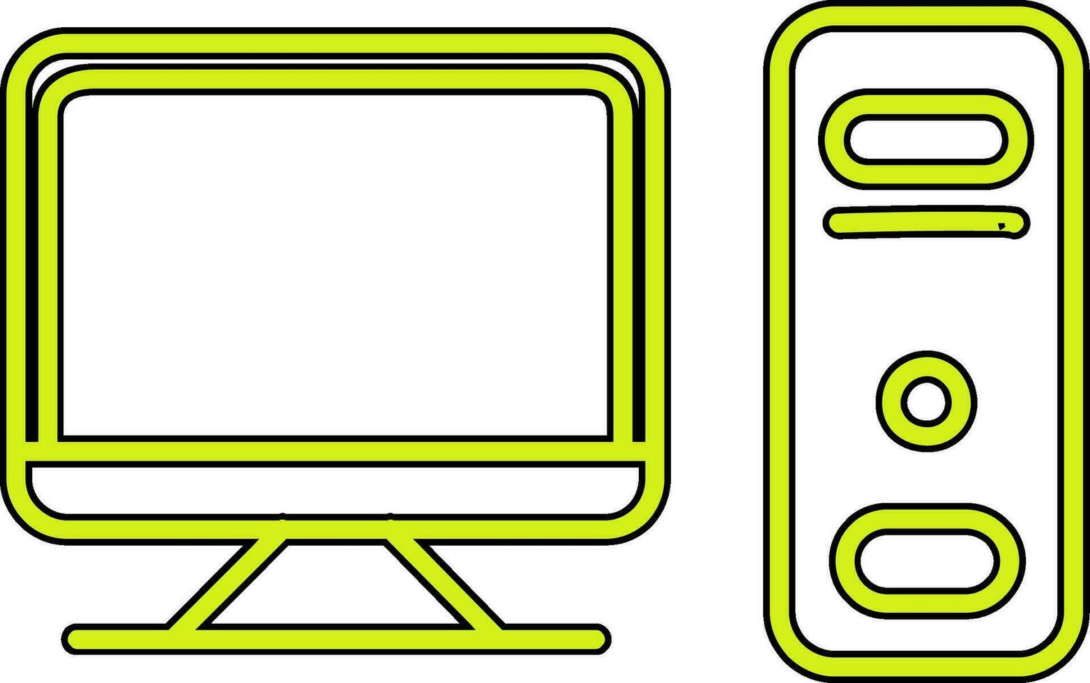 Computer Vector Icon