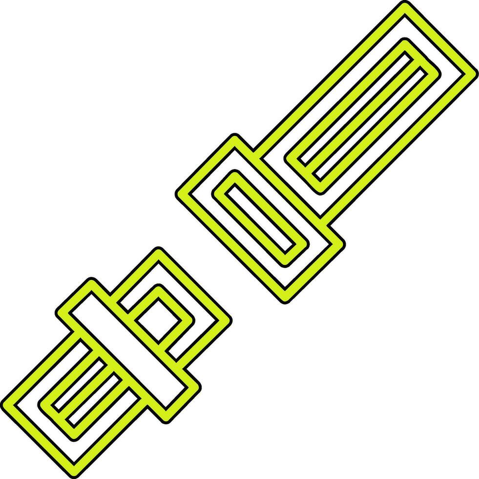 Safety Belt Vector Icon