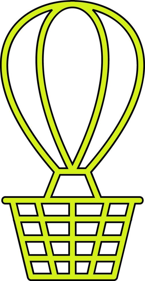 Hot Air Balloon Vector Icon