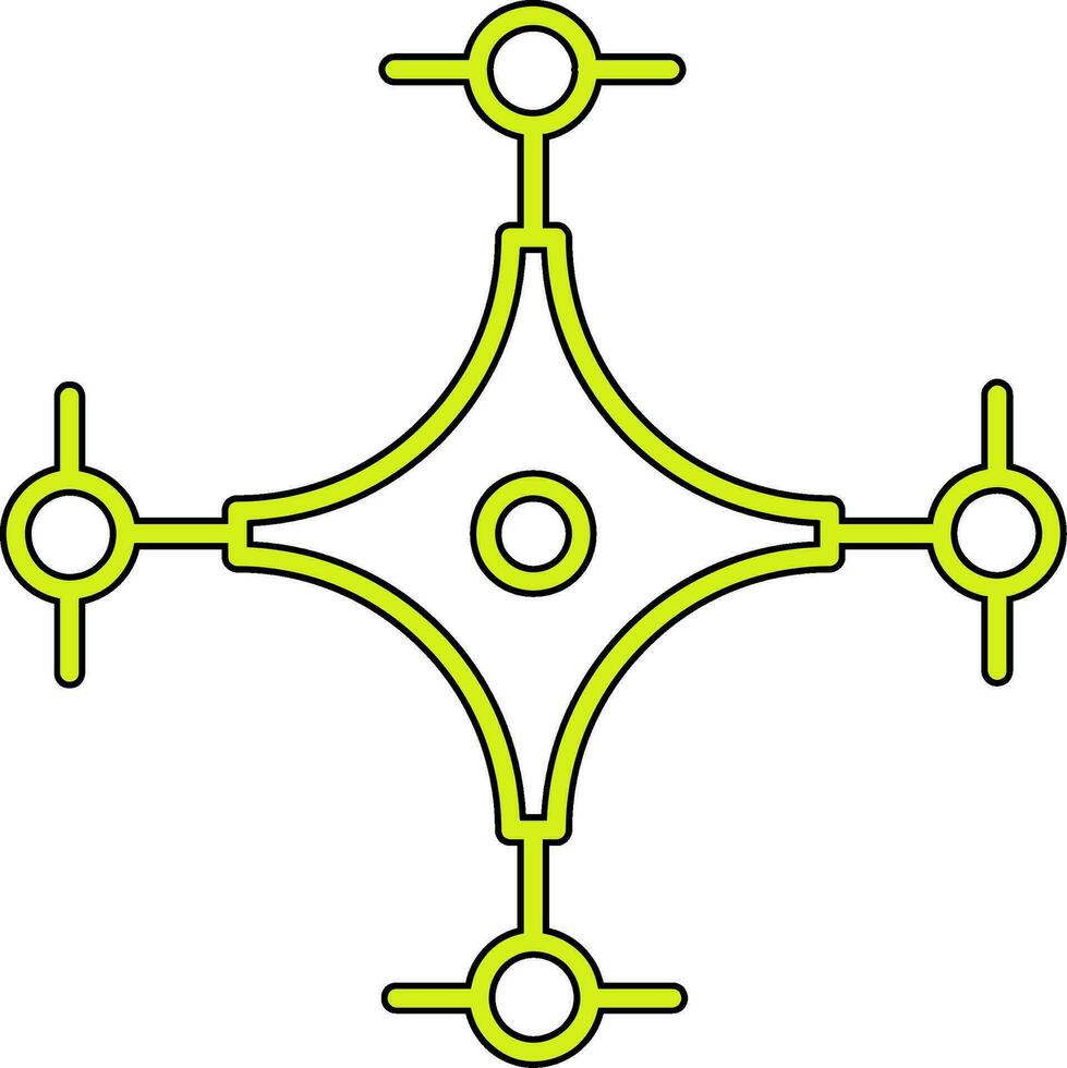 icono de vector de dron