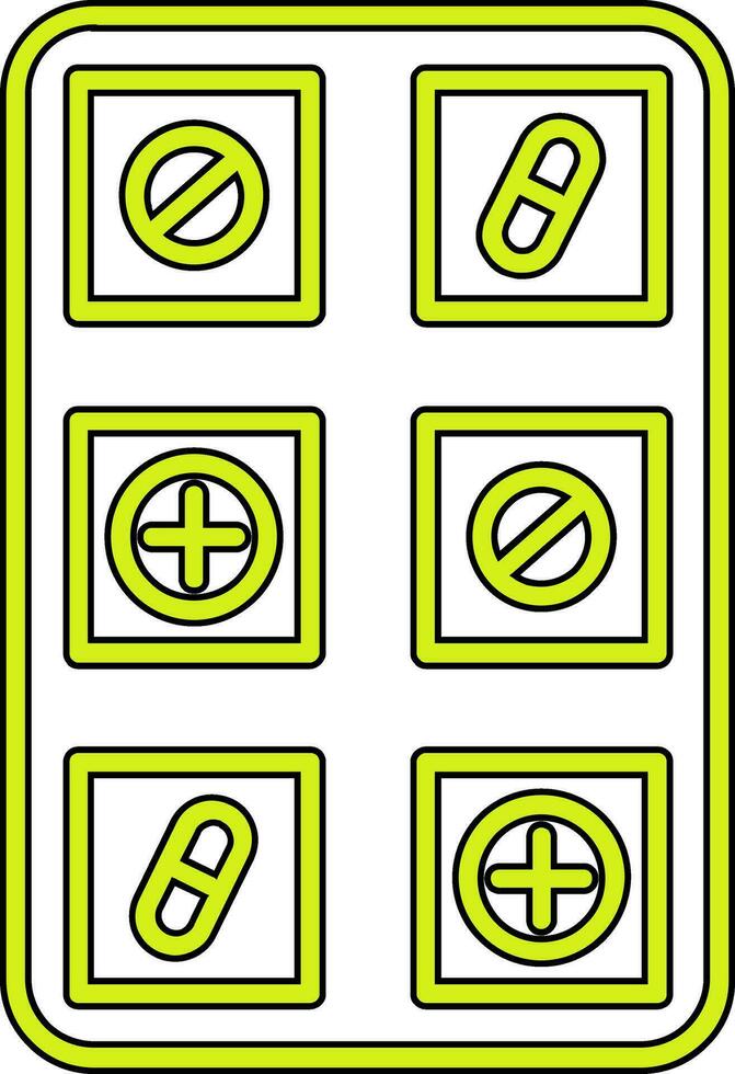 icono de vector de pastillas