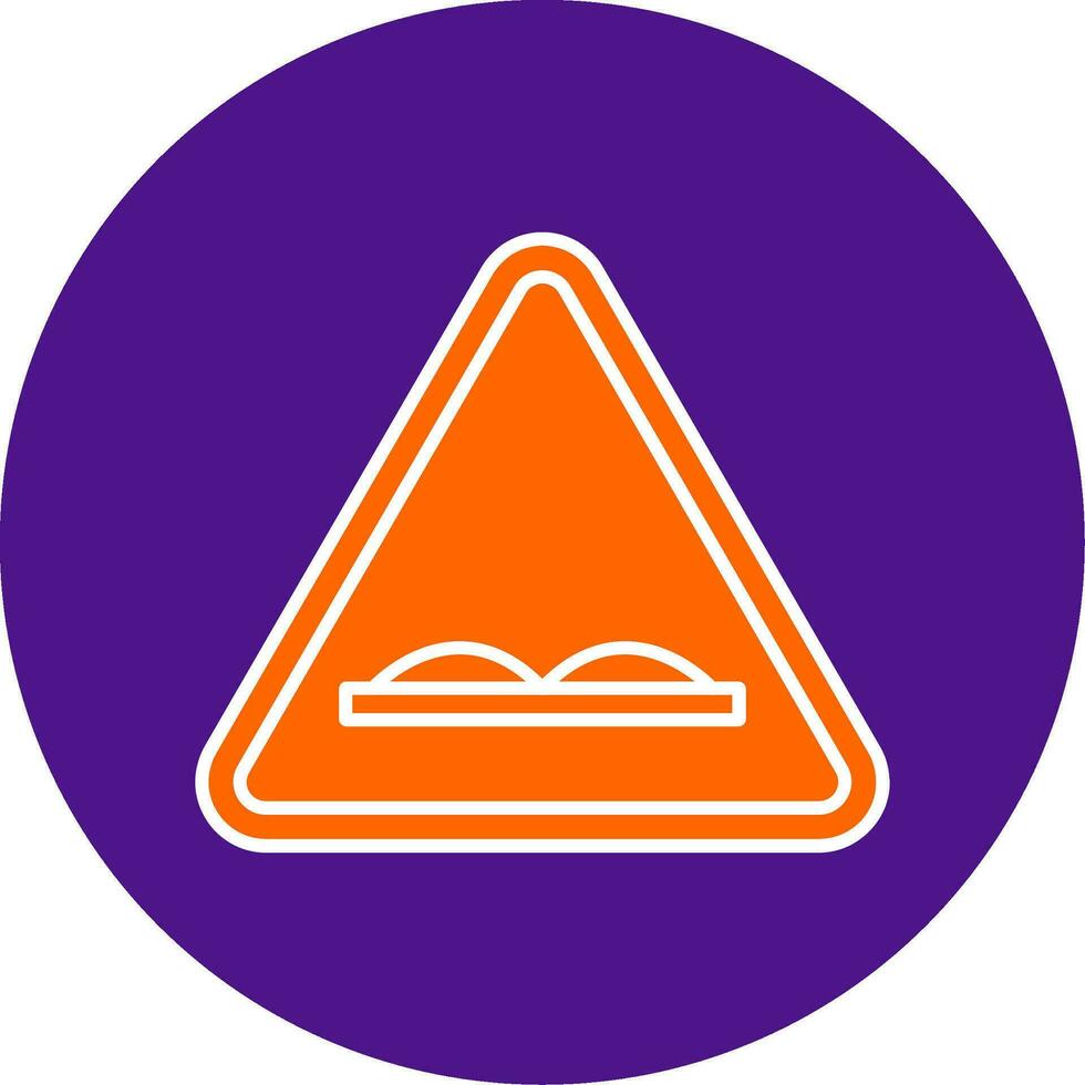 Uneven Line Filled Circle Icon vector