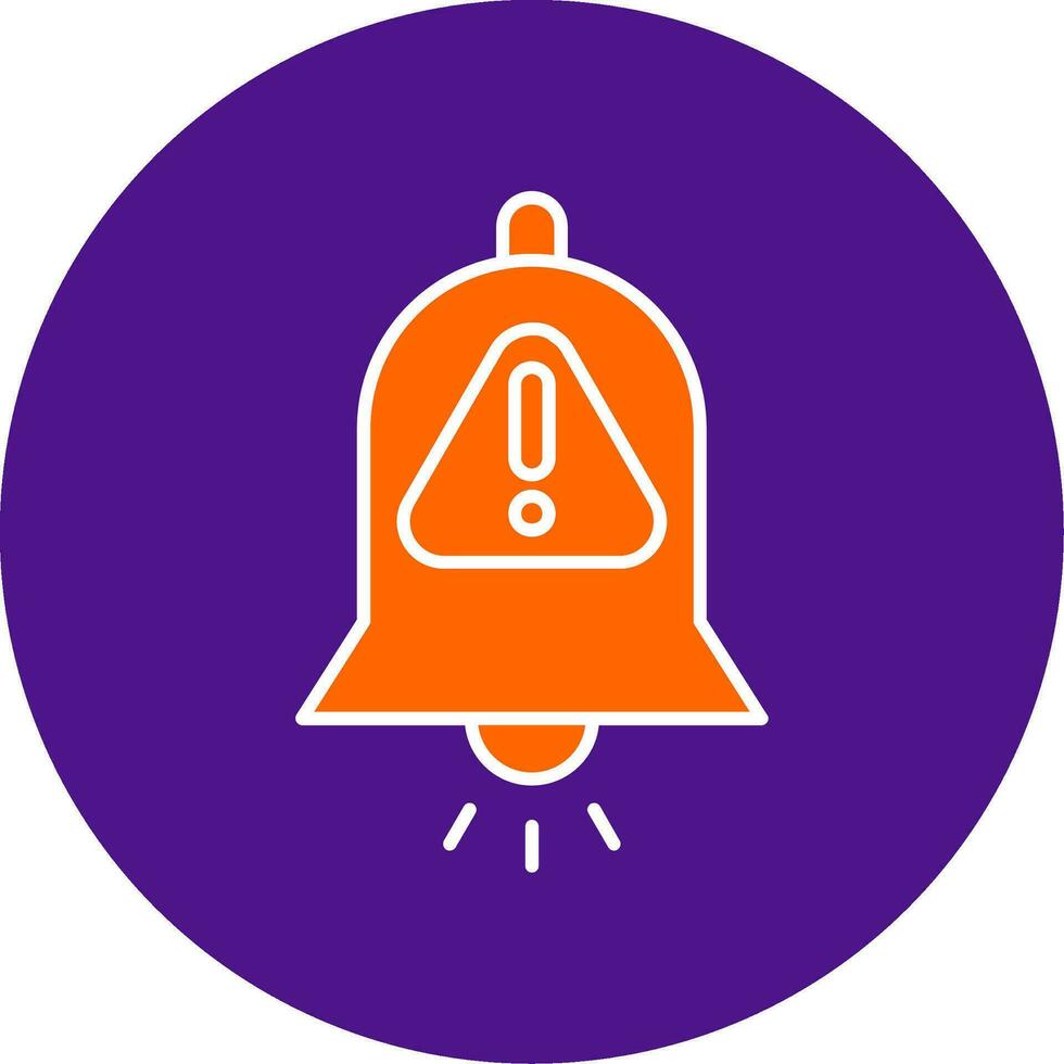 Interruption Line Filled Circle Icon vector