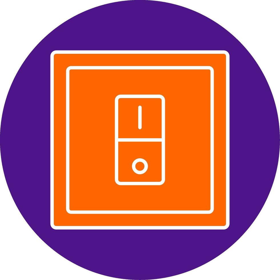 Switcher Line Filled Circle Icon vector
