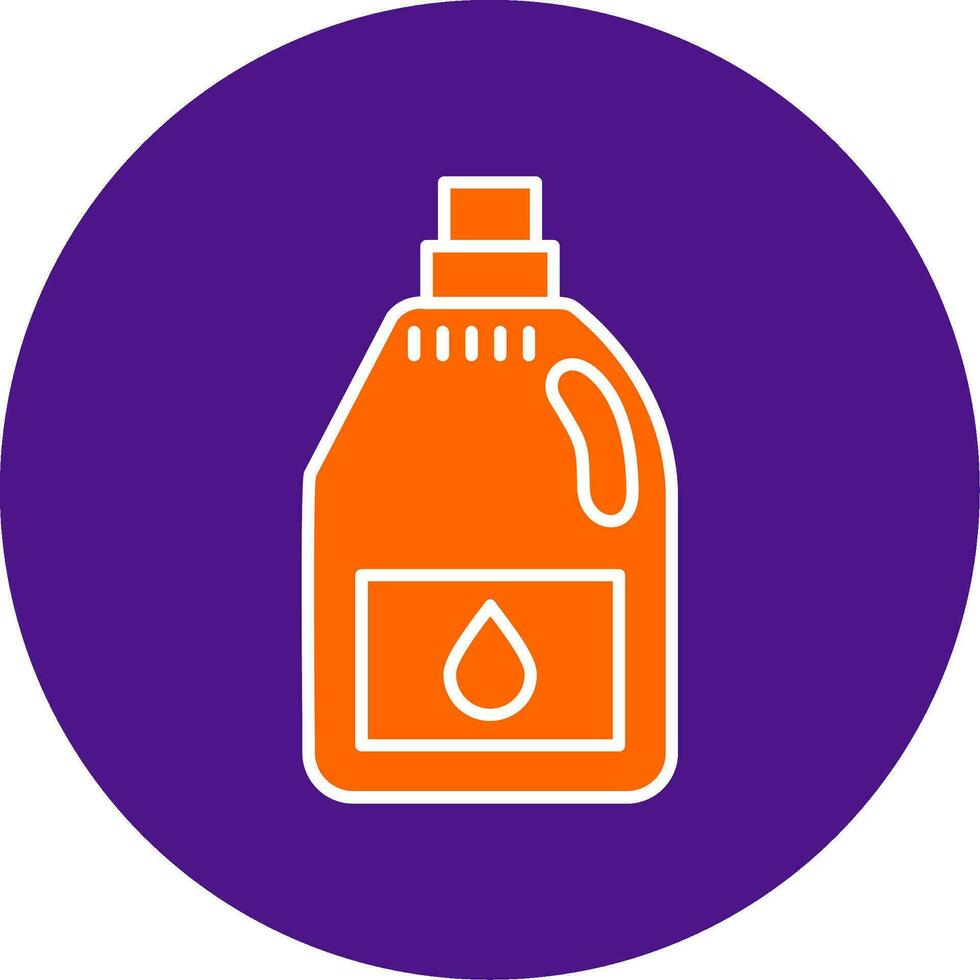 Detergent Line Filled Circle Icon vector