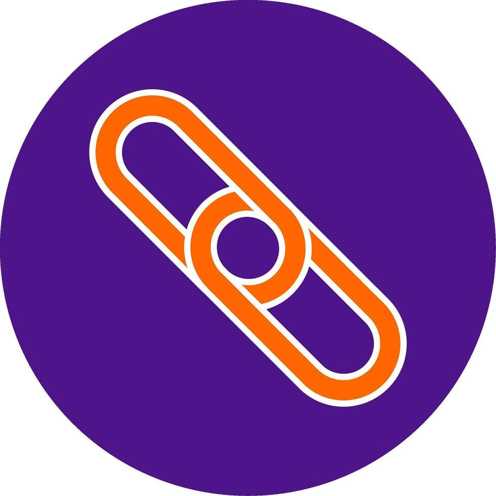 Backlink Line Filled Circle Icon vector