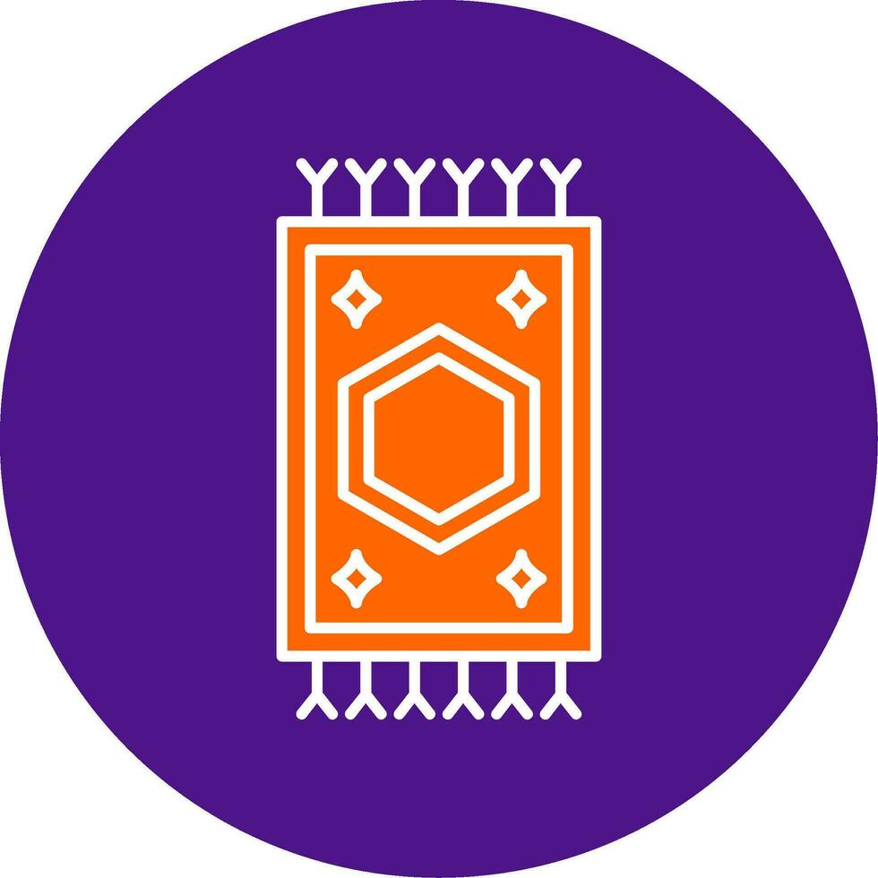 Carpet Line Filled Circle Icon vector