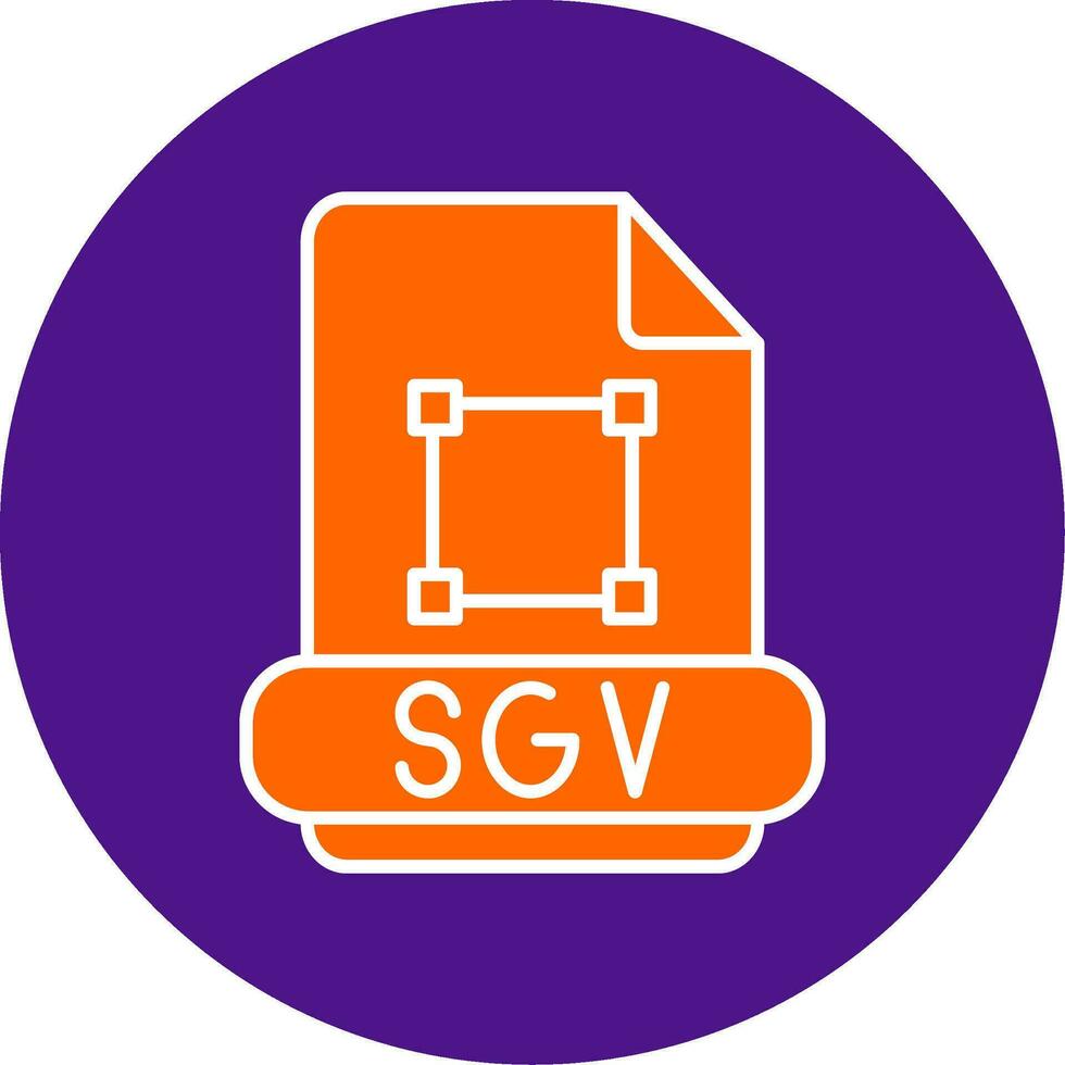 Svg Line Filled Circle Icon vector