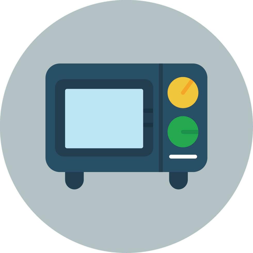 Microwave Oven Vector Icon