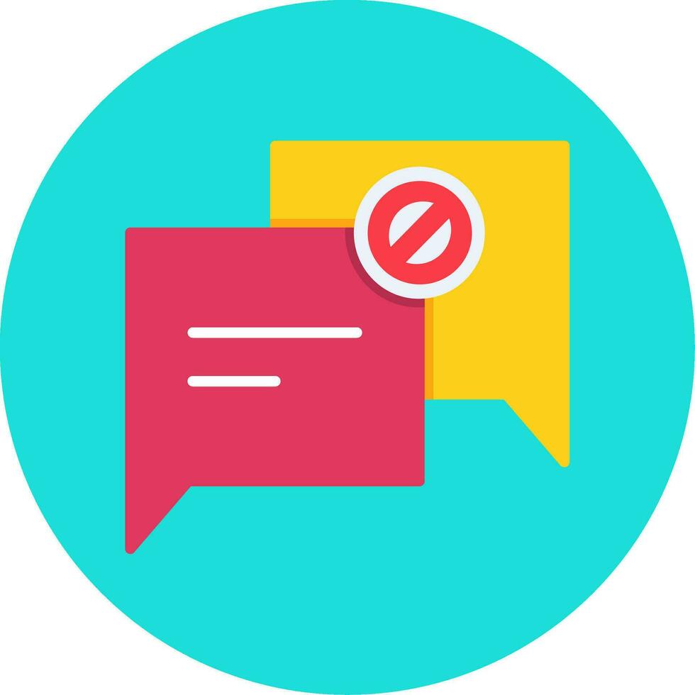 Blocked Vector Icon