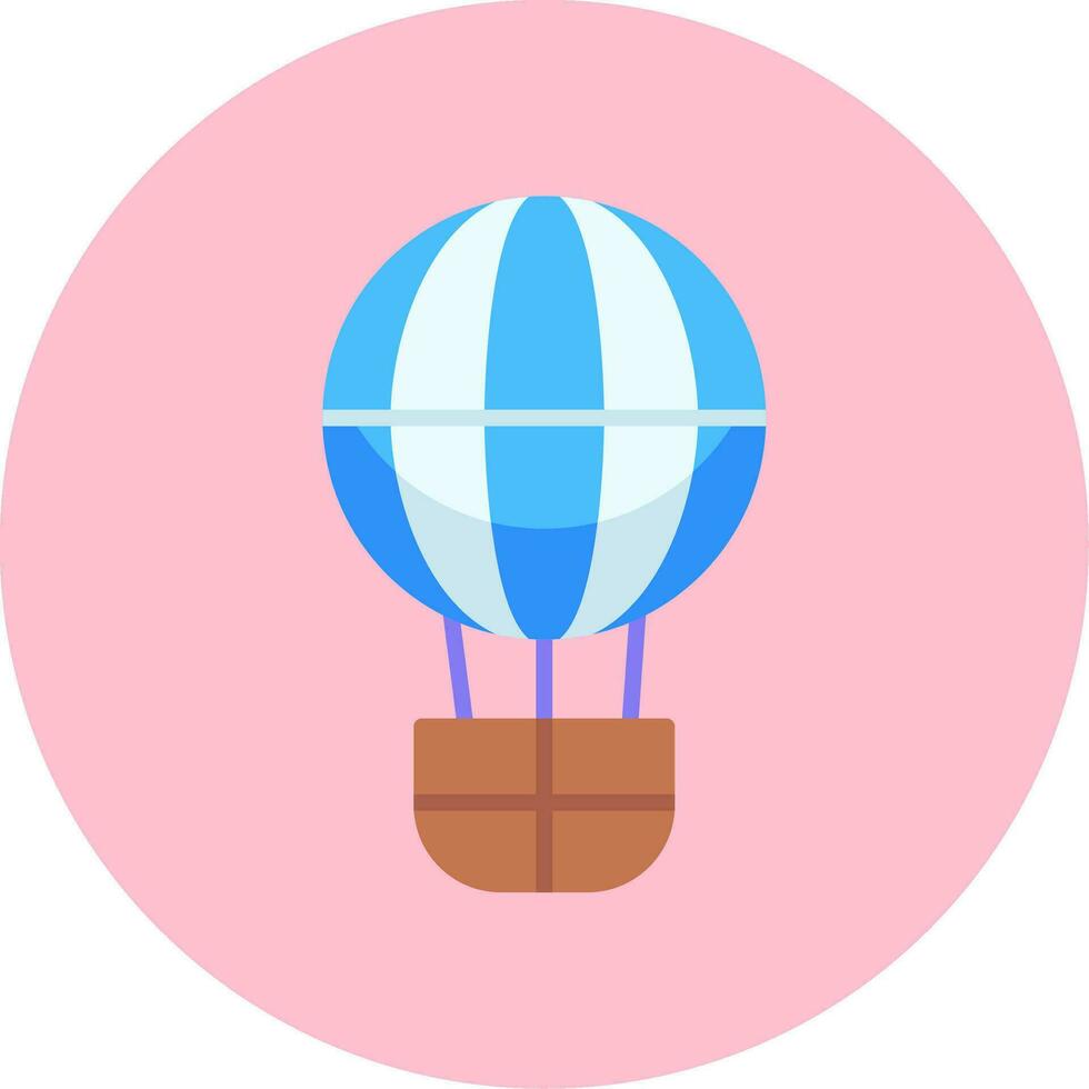 Hot Air Balloon Vector Icon