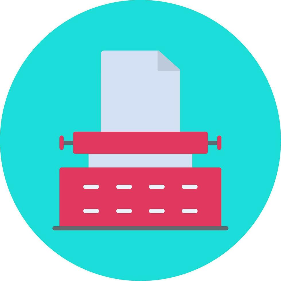 Typewriter Vector Icon