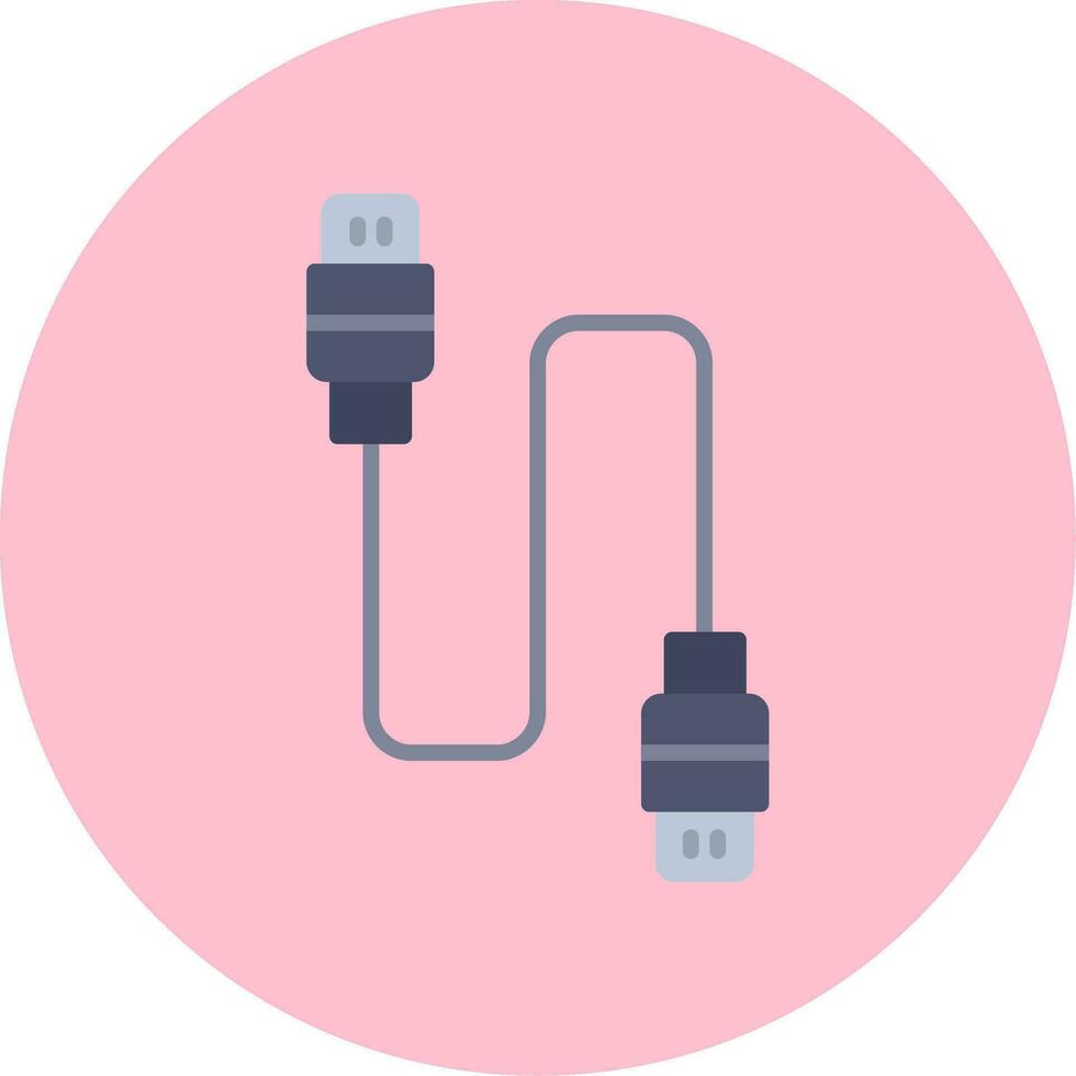 Usb Cable Vector Icon