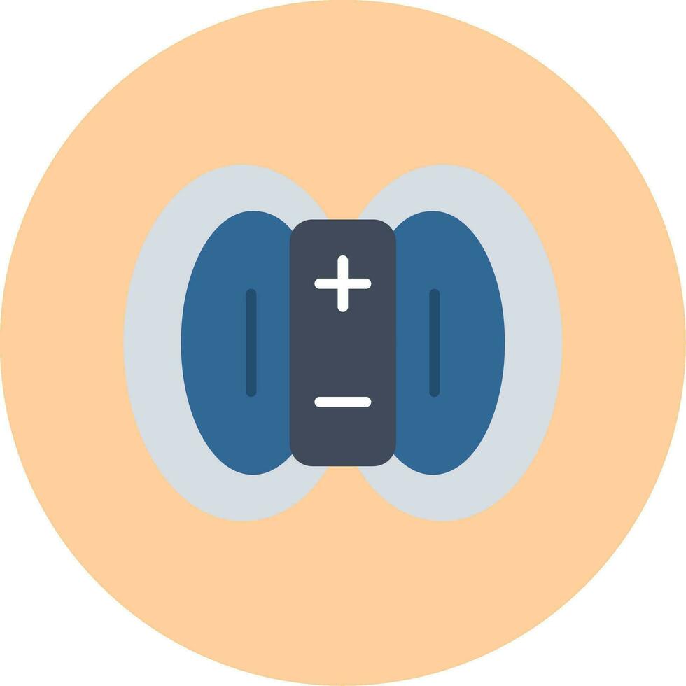 Magnetic Field Vector Icon