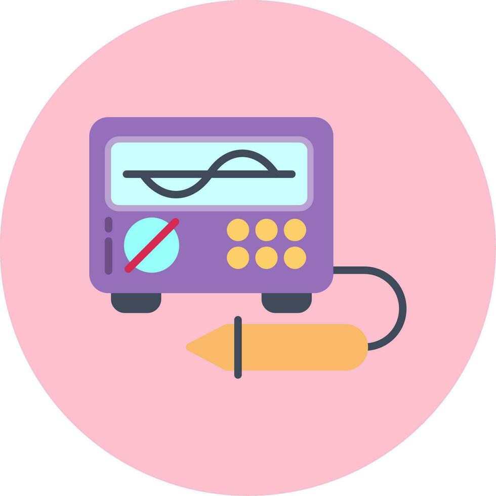 Oscilloscope Vector Icon