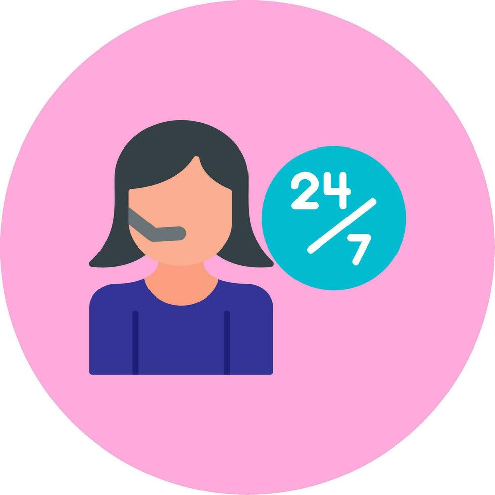 Customer Service Agent Vector Icon