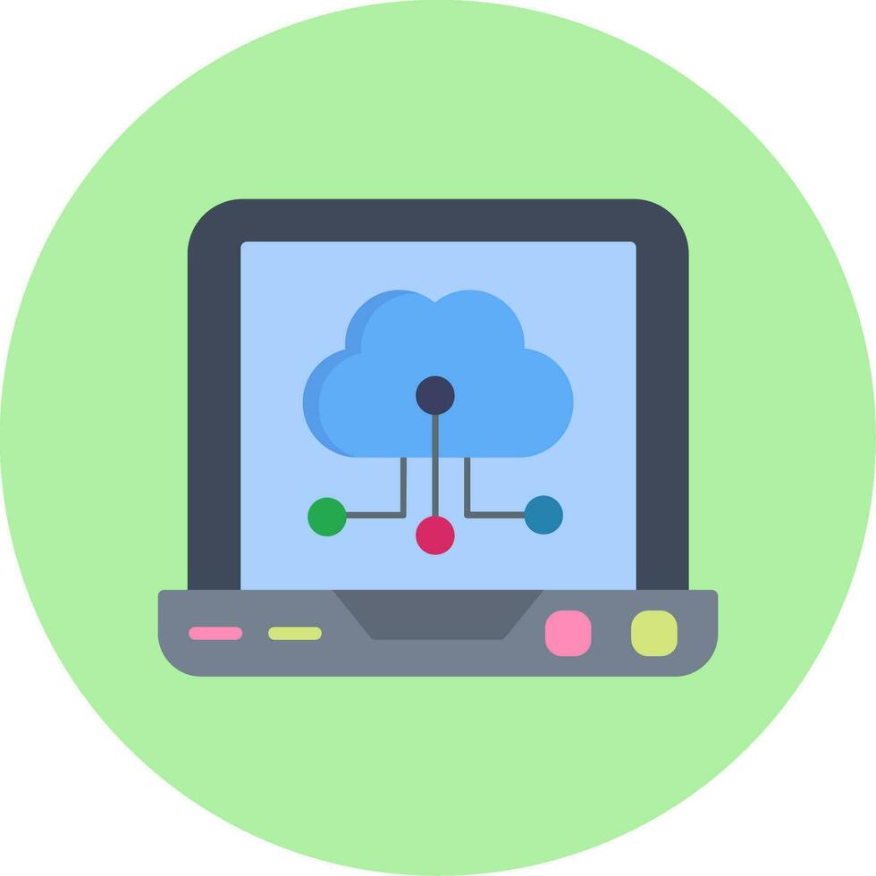 Cloud Computing Vector Icon