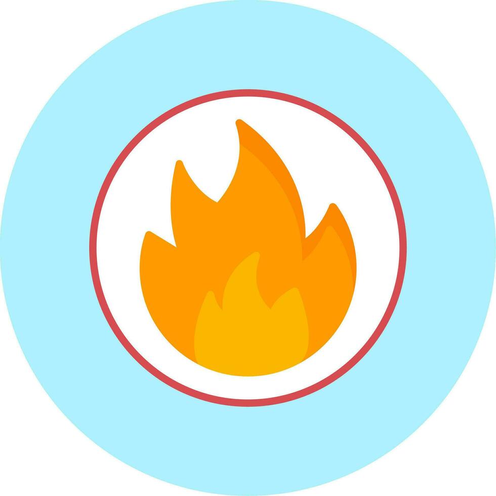 Flammable Vector Icon
