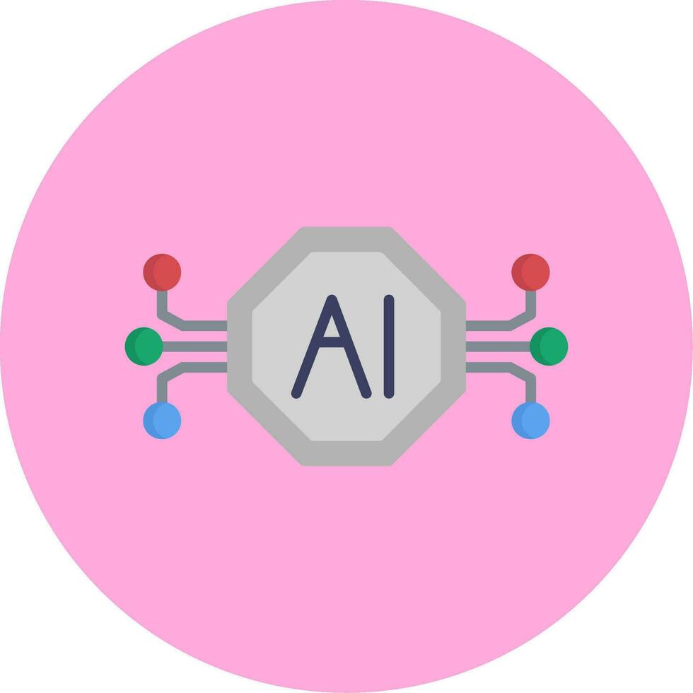 Artificial Intelligence Vector Icon
