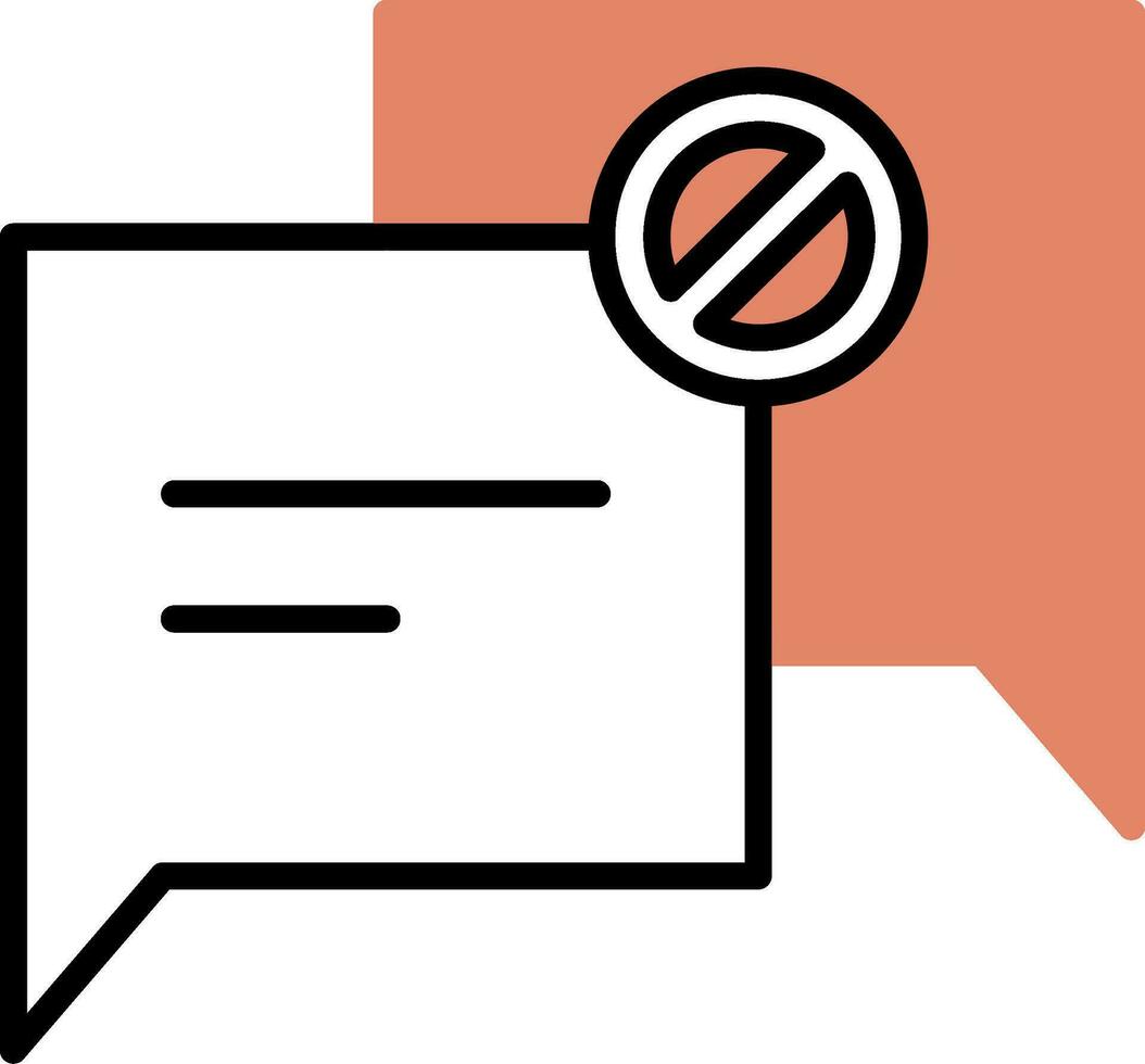 Blocked Vector Icon