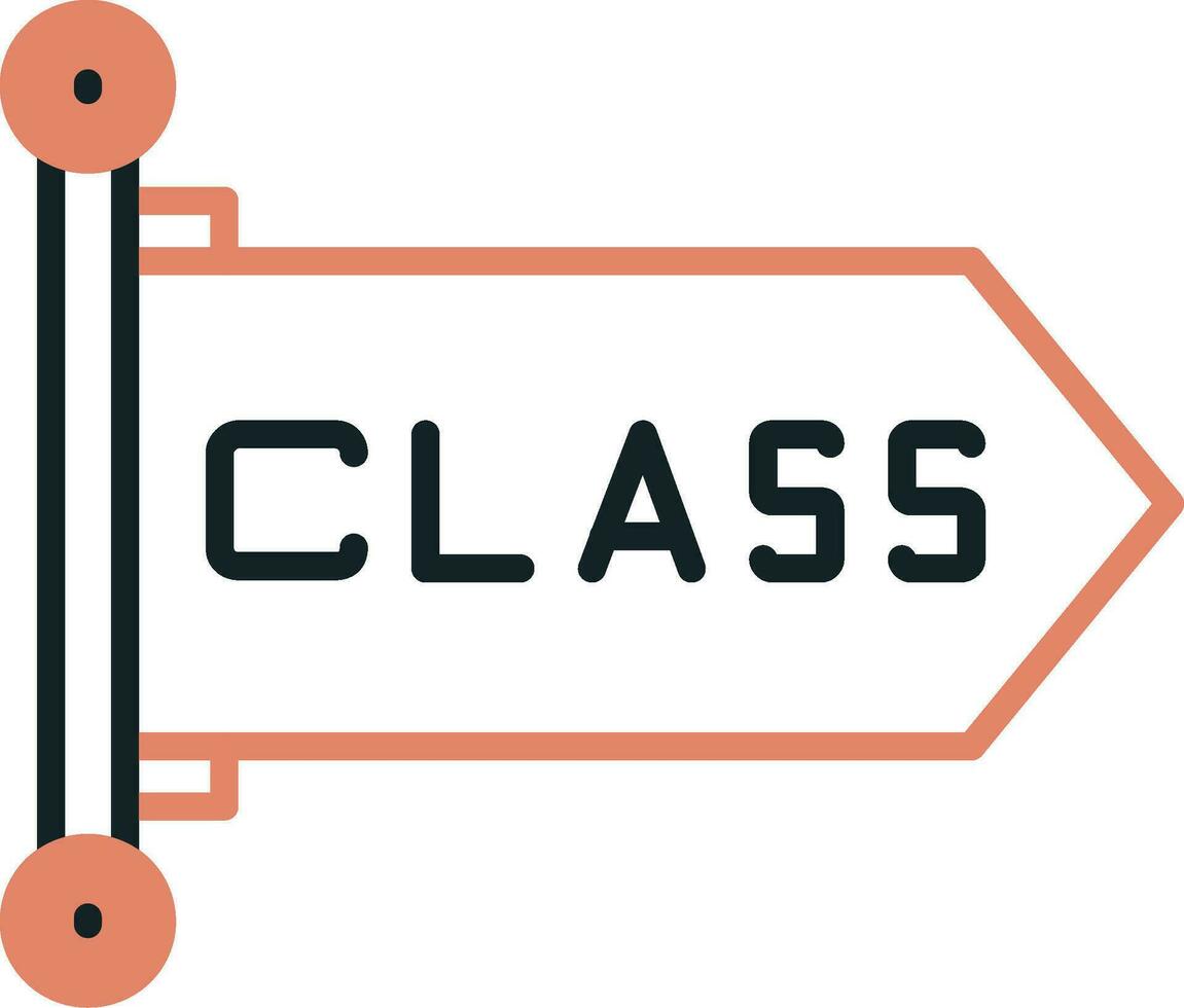 icono de vector de clase