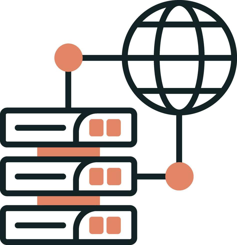 Web Hosting Vector Icon