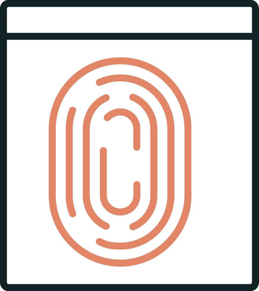 Fingerprint Vector Icon