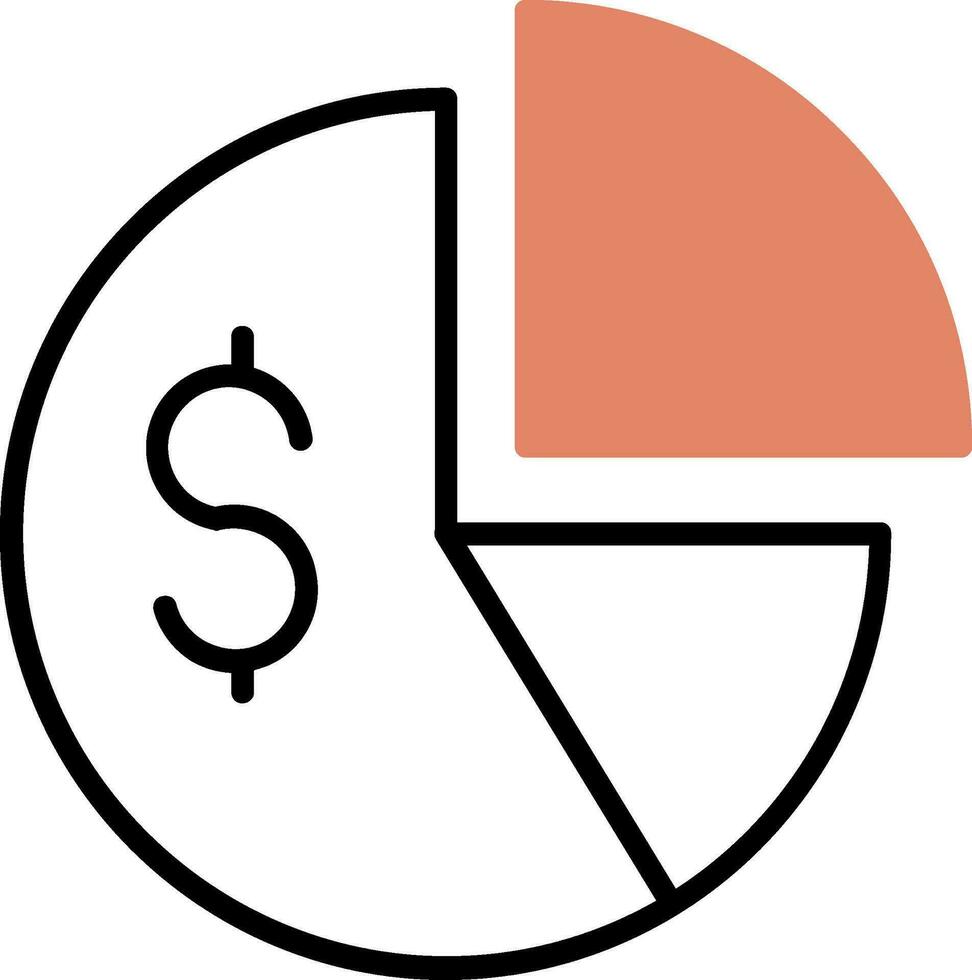 Pie Chart Vector Icon