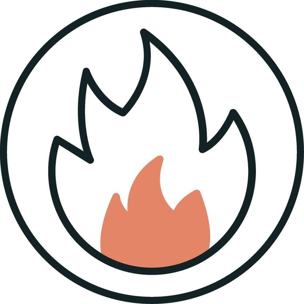 Flammable Vector Icon