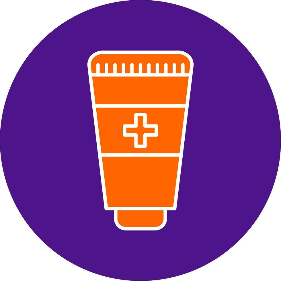 Hand Sanitizer Line Filled Circle Icon vector