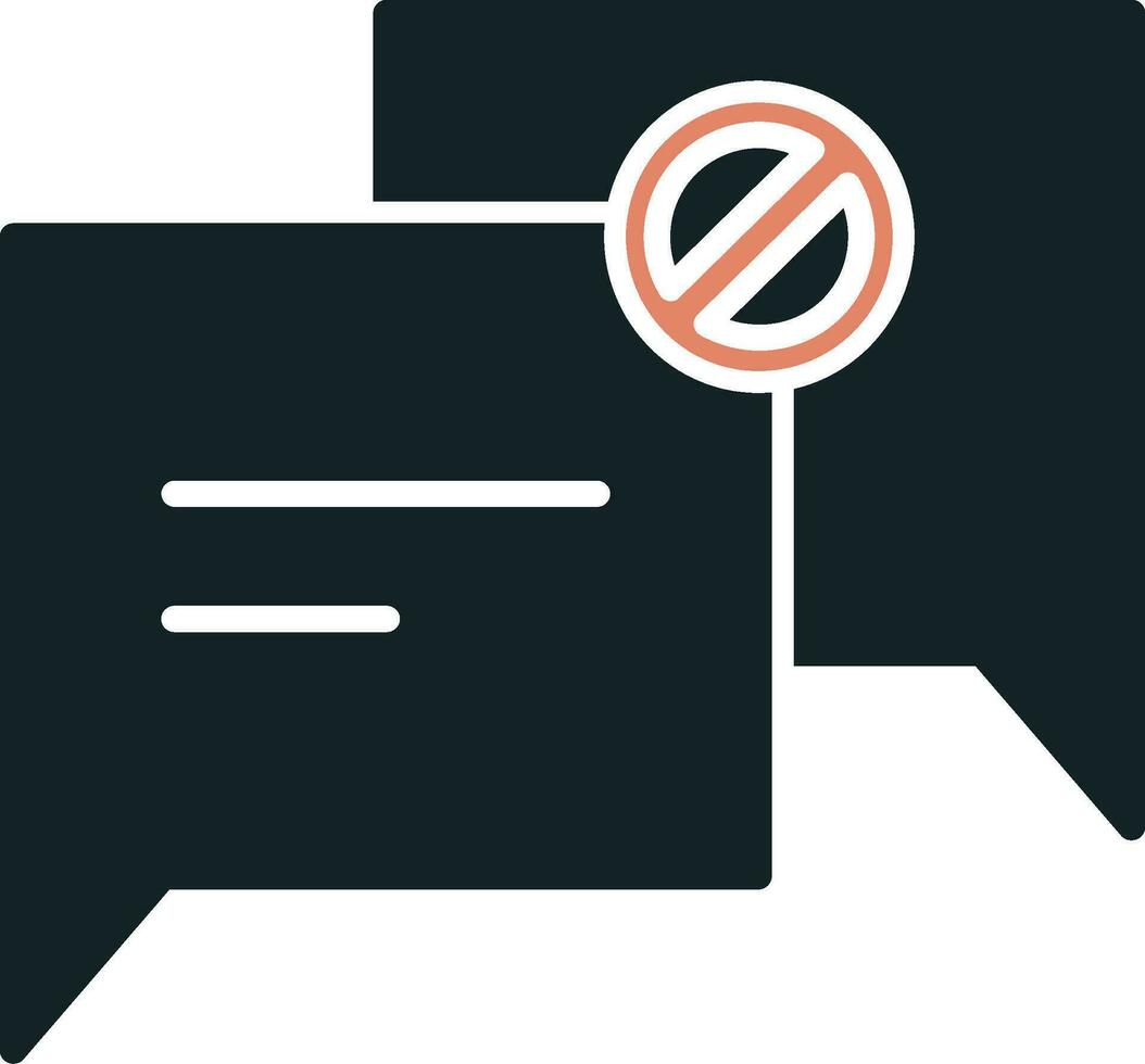 Blocked Vector Icon