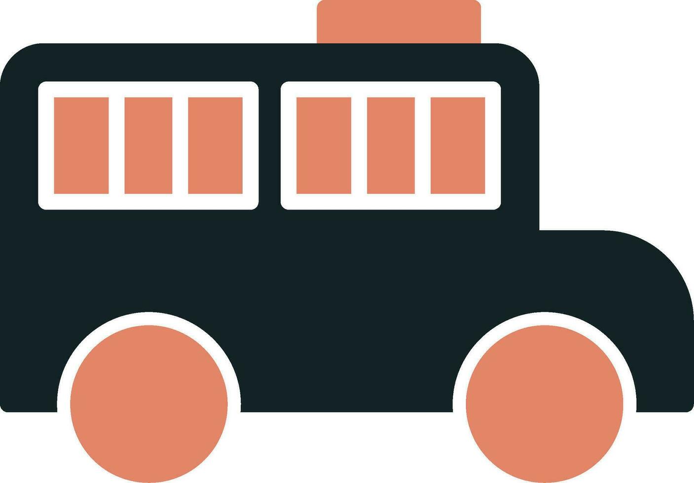 Prison Bus Vector Icon