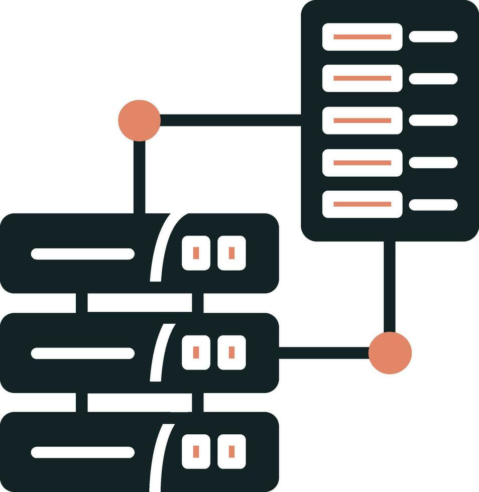 icono de vector de transferencia de datos