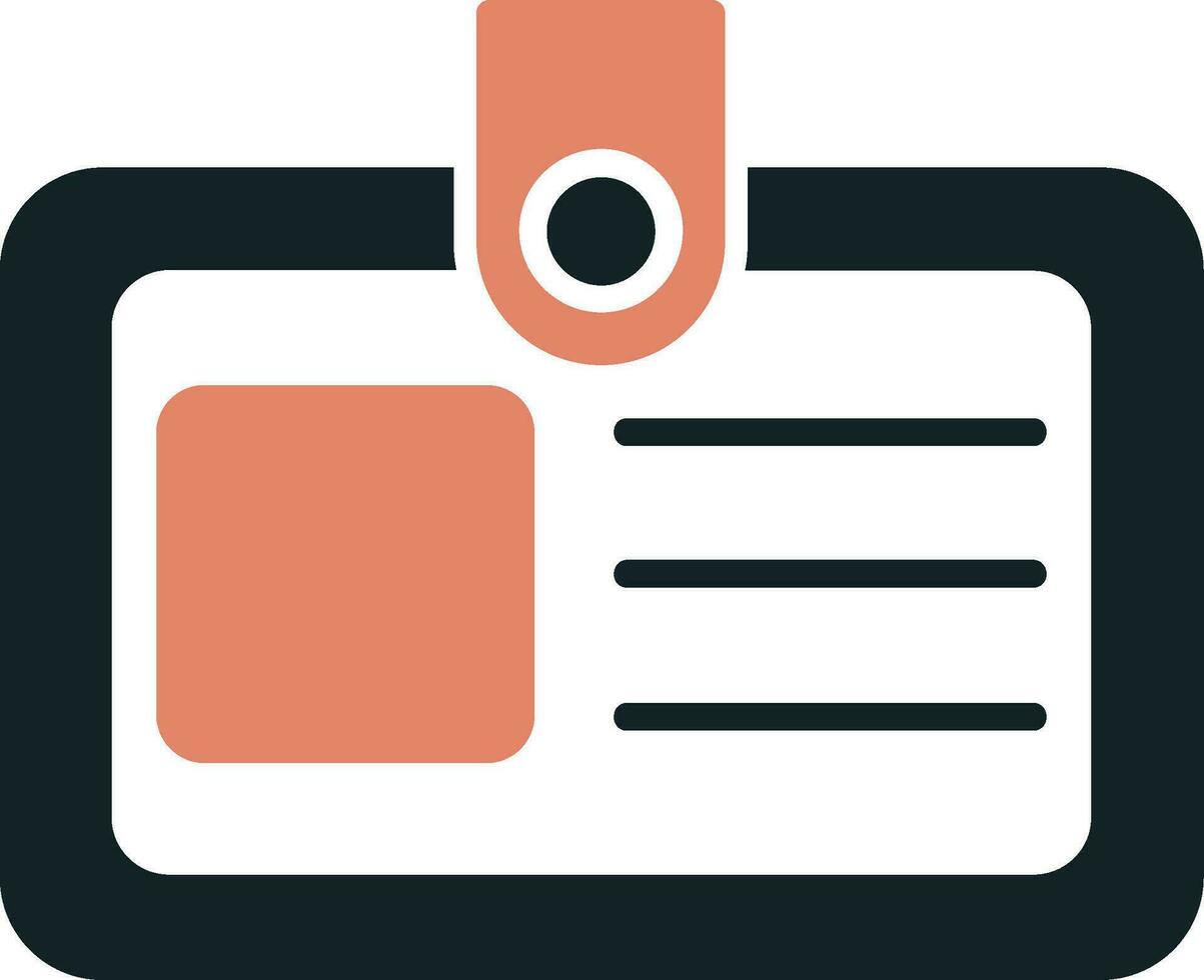 Identification Card Vector Icon